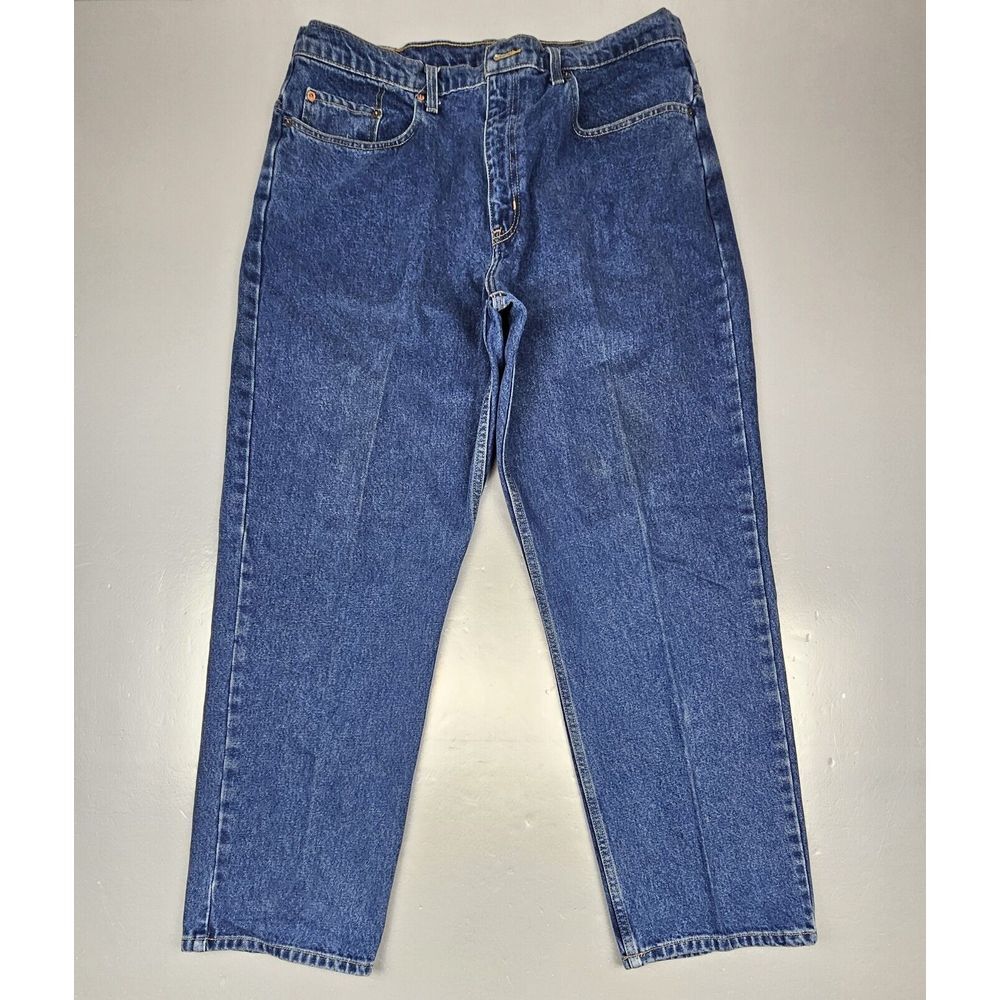 POLO JEANS‎ Co. Ralph Lauren Jeans Mens 36x30. Vintage Y2k Blue Baggy Denim.